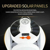 Football Foldable Solar Light, Emergency Home Camping Night Lights, Portable USB Rechargeable LED Search Light,4 sided light